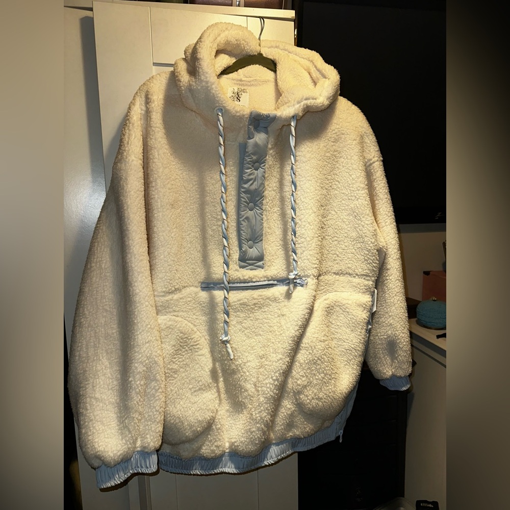 NWT Altar'd State Compare Frostbite Sherpa Pullover $128 MSRP - Picture 6 of 16